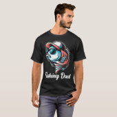 釣り好きの父 Tシャツ (正面フル)