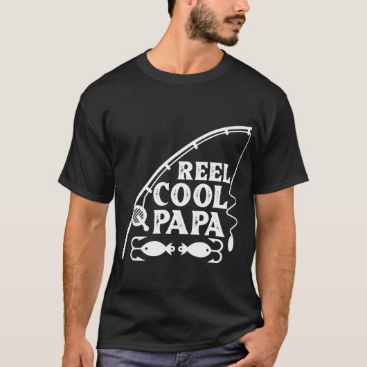 釣り好きパパ Tシャツ (正面)