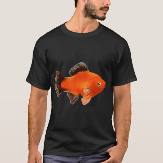 釣り好きママ Tシャツ (正面)