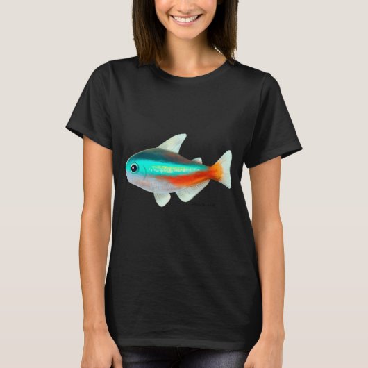 釣り好きママ Tシャツ (正面)