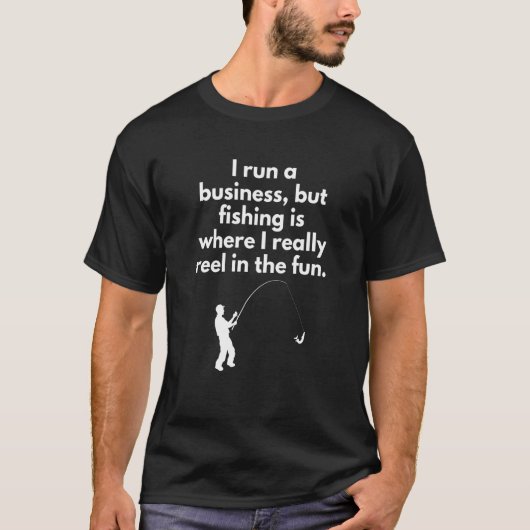 釣り好き事業責任者 Tシャツ (正面)