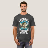 釣り好き必見!ユーモア溢れるアウトドアTシャツ Tシャツ (正面フル)