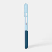 釣り好き、青 iPhone 16ケース (左側面)