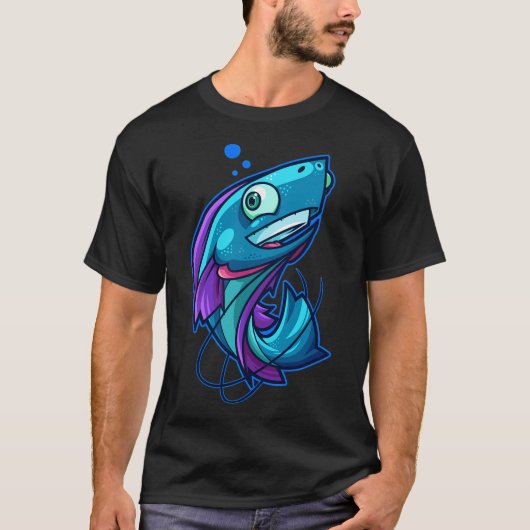 釣り好き Tシャツ (正面)