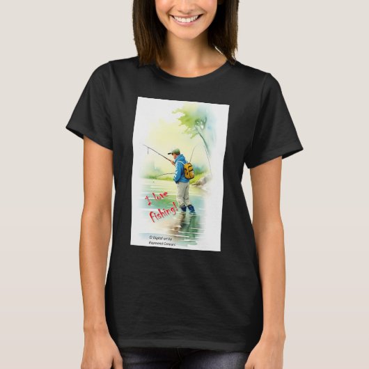 釣り好き Tシャツ (正面)