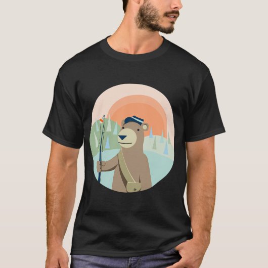 釣り好き Tシャツ (正面)