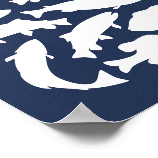 釣り客のサイン帳ポスター - 150個の署名 ポスター (角)