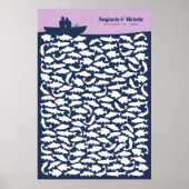 釣り客のサイン帳ポスター - 150個の署名 ポスター (正面)