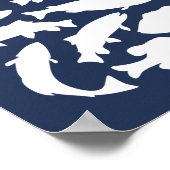 釣り客のサイン帳ポスター - 150名様まで署名可能 ポスター (角)