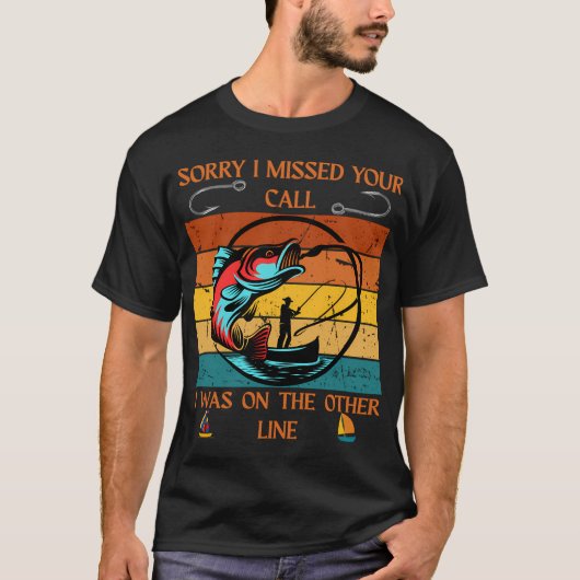 釣り対仕事 Tシャツ (正面)