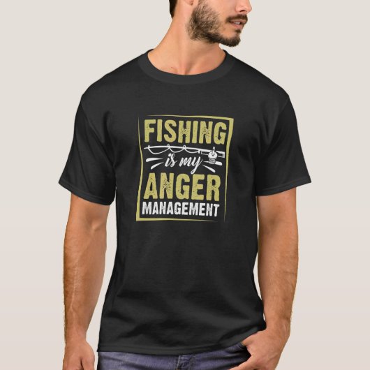 釣り怒り管理釣り Tシャツ (正面)
