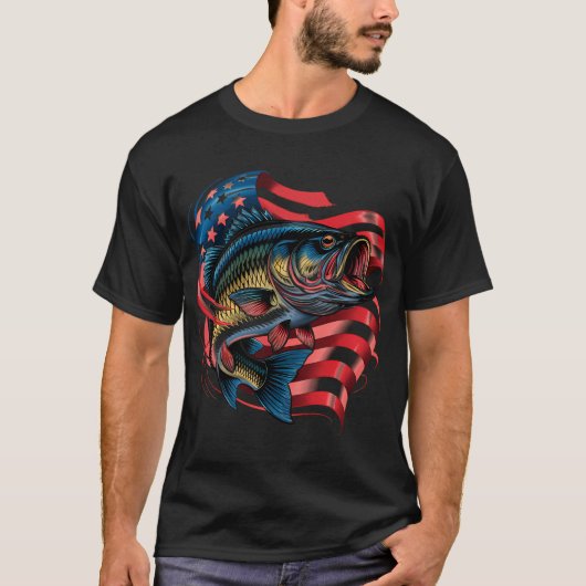釣り愛国者 Tシャツ (正面)