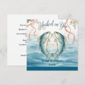 釣り愛好家のあなたへ特別な誘い 招待状 (正面/裏面)