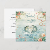 釣り愛好者への招待に引っ掛かってみませんか 招待状 (正面/裏面)