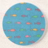 釣り柄 コースター (正面)