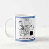 釣り物屋はビカールにサバの神聖な物を売る。 コーヒーマグカップ (左)