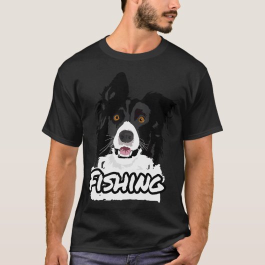 釣り犬Tシャツとギフト Tシャツ (正面)