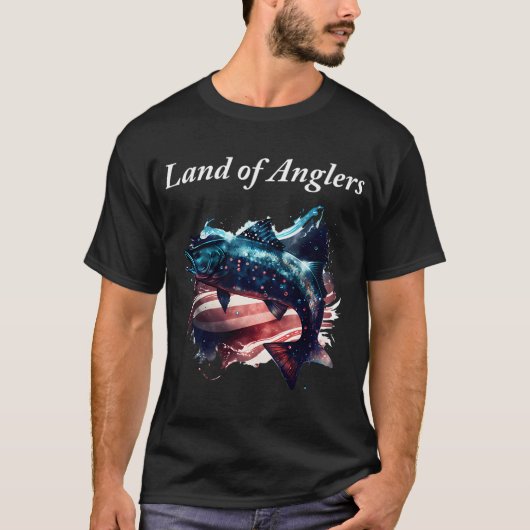 釣り猫 Tシャツ (正面)