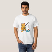 釣り猫Tシャツ Tシャツ (正面フル)