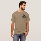釣り用フライリールのアートワーク Tシャツ (正面フル)