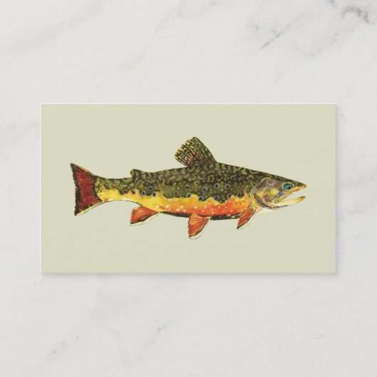 釣り用ブルックマスを飛ばす 名刺 (裏面)