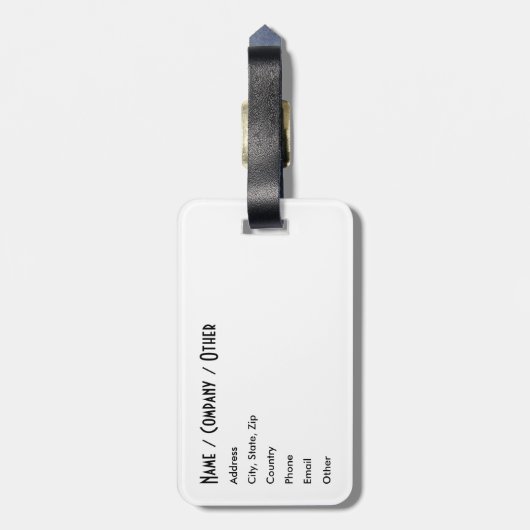 釣り用リールを飛ばして釣り人を捕まえる ラゲッジタグ (裏面縦)