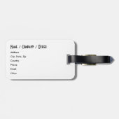 釣り用リールを飛ばして釣り人を捕まえる ラゲッジタグ (裏面横)