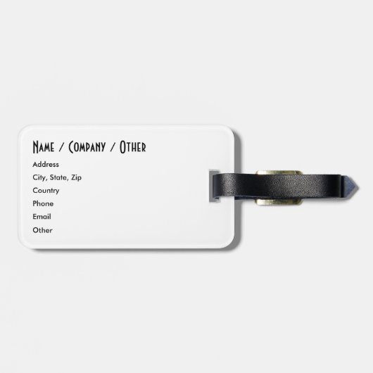 釣り用リールを飛ばして釣り人を捕まえる ラゲッジタグ (裏面横)