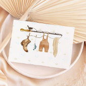 釣り素朴マンズダービーベイビーシャワー魚釣り サンキューカード