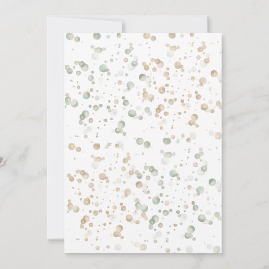 釣り素朴人が赤ちゃんシャワーを浴びる 招待状 (裏面)