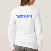 釣り船のキャラクターイラスト Tシャツ (裏面)