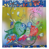 釣り見越しシャワーカーテン シャワーカーテン (正面)