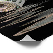 釣り針の上のお金 ポスター (角)