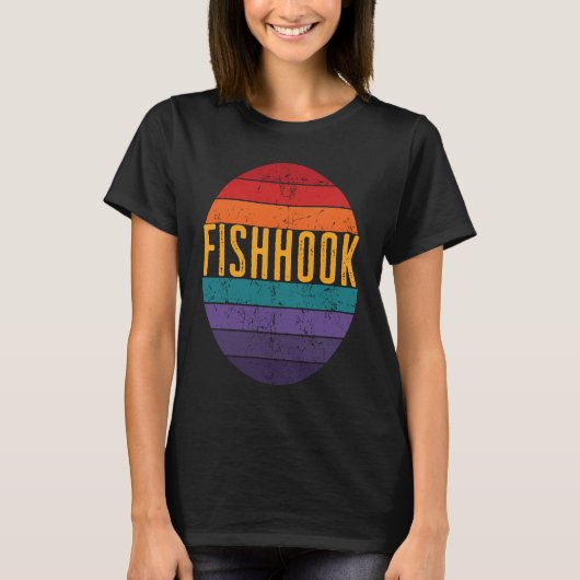 釣り針アラスカ太平洋沿岸サンセット5 Tシャツ (正面)