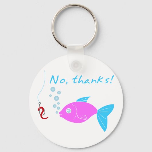 釣り針 キーホルダー (正面)