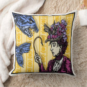 釣り針 – ポップ・アートのゴシック悪夢シュールアルアートスクエア クッション (ブランケット)