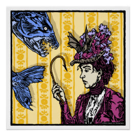 釣り針 – ポップ・アートのゴシック悪夢シュールアルアート ポスター