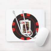 釣り針 マウスパッド (マウス)