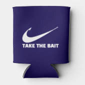 釣り針 – 釣り人コア – ベイトダークブルーを取る 缶クーラー (正面)