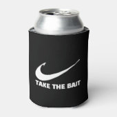 釣り針 – 釣り人コア – ベイトブラックを取る 缶クーラー (缶正面)