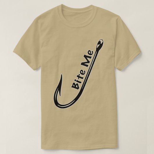 釣り針 Tシャツ (デザイン正面)