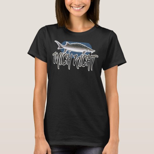 釣り釣りをしないチョウザメ Tシャツ (正面)