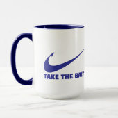 釣り釣り人コア – 釣り餌を取る マグカップ (左)