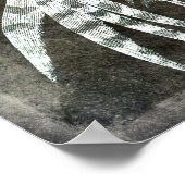 釣り釣り釣り釣り釣りルアーブラウン ポスター (角)