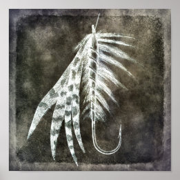 釣り釣り釣り釣り釣りルアーブラウン ポスター