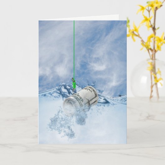 釣り銭 カード (黄色い花)