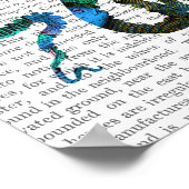 釣り青タコ ポスター (角)