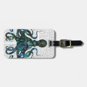 釣り青タコ ラゲッジタグ (正面横)