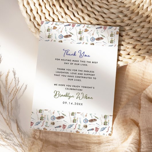 釣り1歳誕生日ギフトタグ | オフィシャルにワン サンキューカード