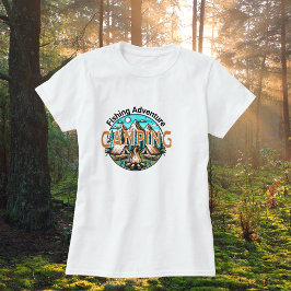 釣り/キャンピング・アドベンチャー・レディースTシャツ Tシャツ